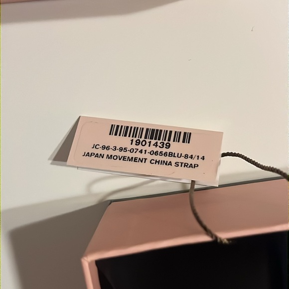 Juicy Couture Timepiece Watch Striped Navy Pink and White - Picture 6 of 7